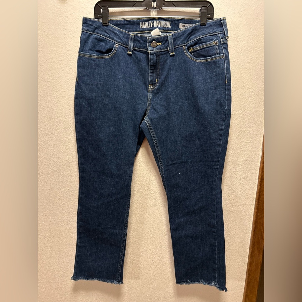 Women’s Harley-Davidson Dark Blue Straight Leg Jeans